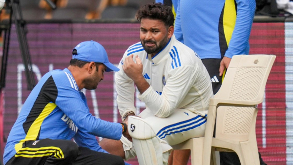 Rishabh Pant is out of the third Test against Australia with a hand injury