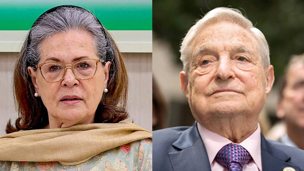 bjp alleges Sonia gandhi-george soros links congress says no question of anti-india stance bjp alleges Sonia gandhi-george soros links congress says no question of anti-india stance