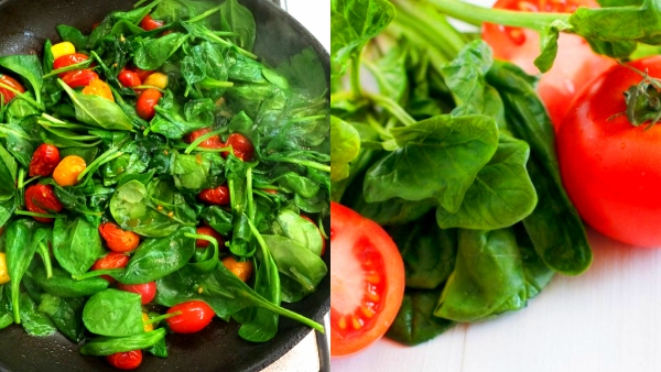 Is it dangerous to eat Spinach and Tomatoes together Will eating them cause kidney stones