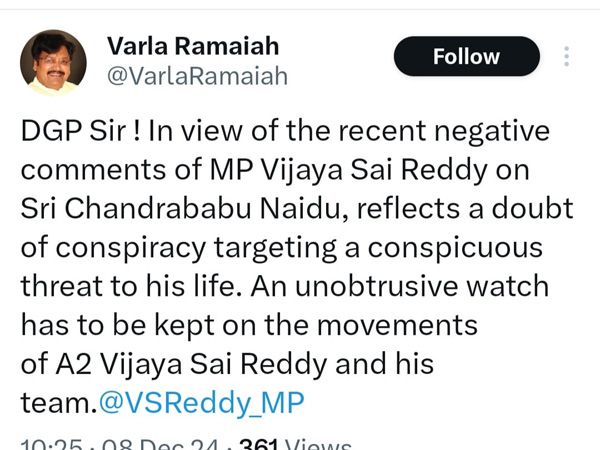 ysrcp mp vijayasai reddy exposes how Chandrababu damage pawan kalyan s credibility in a tweet
