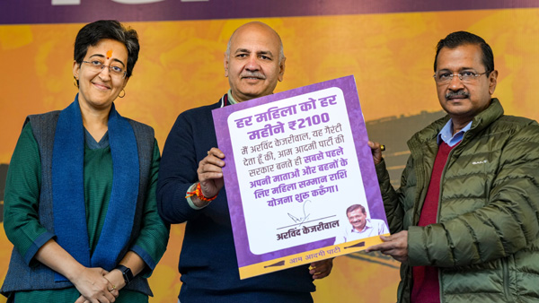 Aam Aadmi Party Unveils 15 Guarantees in Delhi Election Manifesto