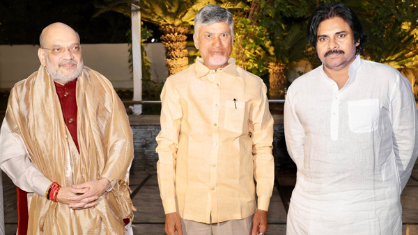 BJP TDP and Janasena alliance to continue in Telangana as latest discussions with Amith Shah in Amaravati