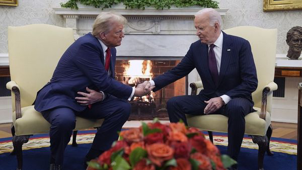 Donald Trump Inauguration Trump arrives at Capitol Hill along with Joe Biden