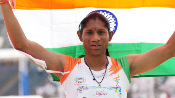 Telangana Athlete Deepthi Jeevanji Honoured With Arjuna Award