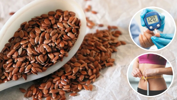 Flaxseeds control not only blood sugar but also weight