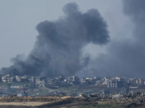 Gaza As Airstrikes Continued Hours Surrounding Ceasefire