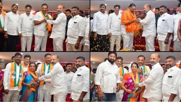 Karimnagar Mayor Sunil Rao joins BJP Warning to BRS leaders