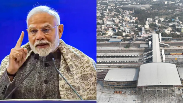 PM Modi inaugurated the country most magnificent Cherlapally Railway Terminal