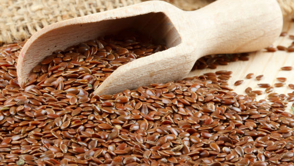 To maintain heart health take a spoonful of flaxseed powder daily