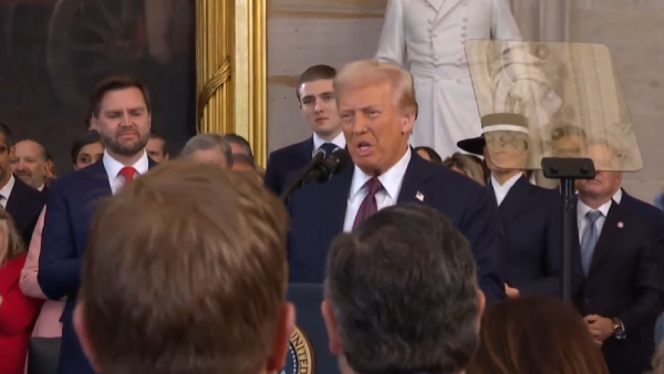 Donald Trump Oath Ceremony The golden age of America begins right now says Trump