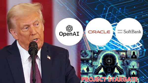 Stargate OpenAI Oracle and Softbank joined for AI
