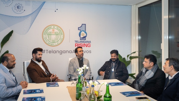 WEF 2025 Second Day schedule CM Revanth reddy to catch up with few CEO s at Davos