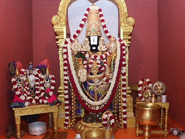 TTD inaugurated Srivari model Temple at Prayagraj in view of Maha Kumbh Mela TTD inaugurated Srivari model Temple at Prayagraj in view of Maha Kumbh Mela