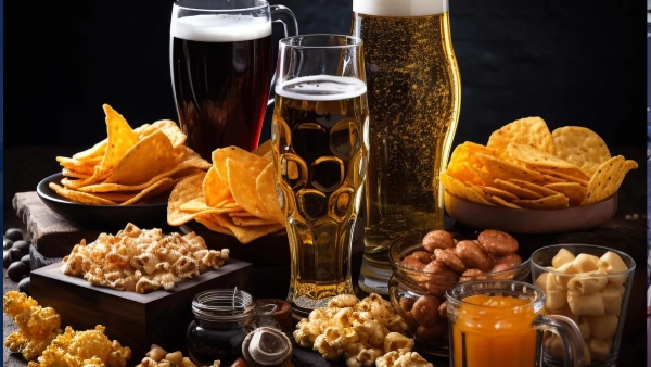 The dangers of taking munching while drinking alcohol
