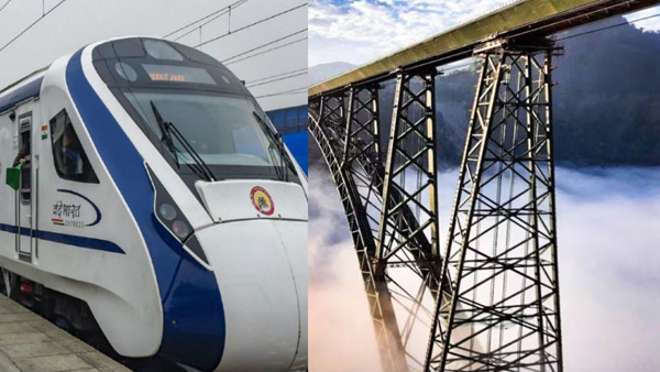 First Vande Bharat from Vaishno Devi katra to Srinagar over the world highest Chenab Bridge Specialities