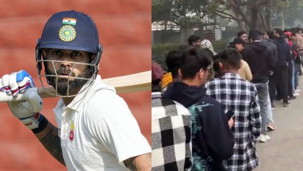 Virat Kohli Mania Fans Rush to See Him Chaos at Stadium Gates