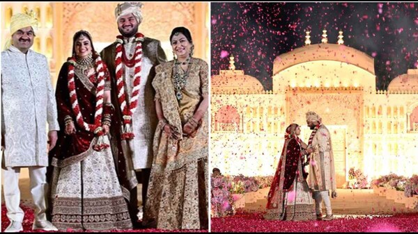 Gautam Adani s younger son Jeet and Diva Shah s wedding in grand style