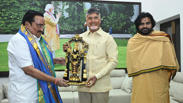 CM Chandra Babu Pawan meets union ministers in Delhi over AP pending issues