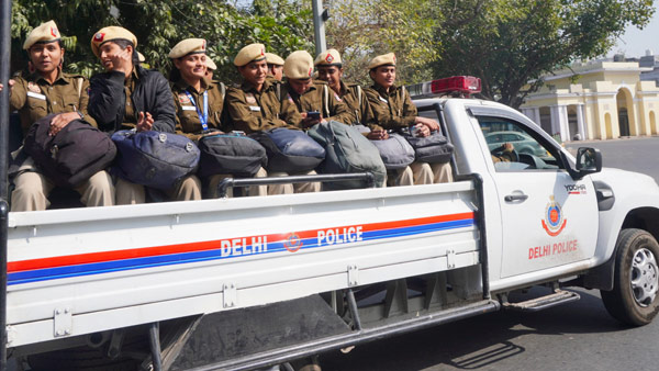 Delhi Assembly Elections Campaigning Ends Tight Security in Place for February 5 Polls