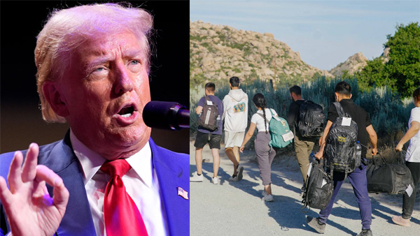 setback to pm modi as Donald trump send first flight to india with unlawful immigrants