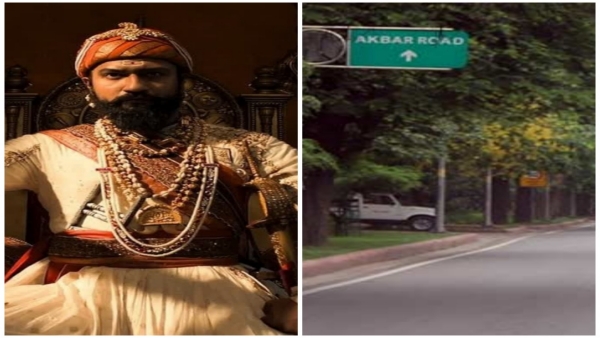 Delhi Youth Enthralled by Chhaava Movie Akbar Road Humayun Road Sign Boards Removed