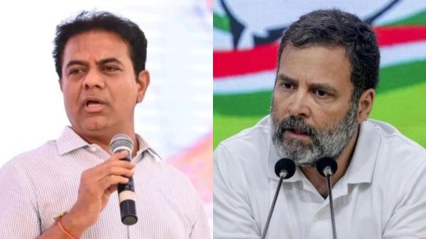 BRS Working President KTR congrats Rahul Gandhi over Delhi Election Results