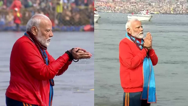 Prime Minister Modi Takes Holy Dip at Maha Kumbh Mela 2025