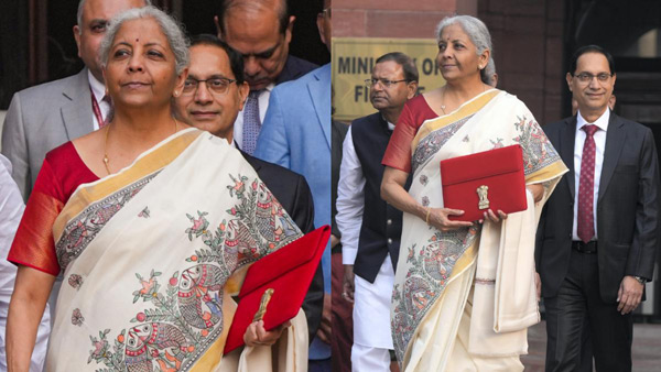 Budget 2025 FM Nirmala Sitharaman is wearing a saree as a tribute to Madhubani Art Budget 2025 FM Nirmala Sitharaman is wearing a saree as a tribute to Madhubani Art