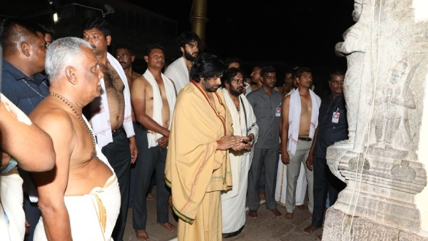 Pawan Kalyan visits Parashurama temple in Kerala