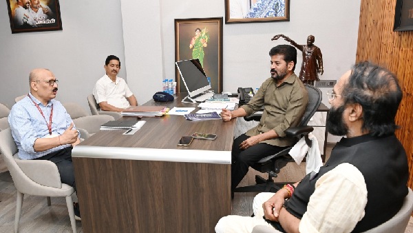 CM Revanth reviews SLBC tunnel accident gives key instructions