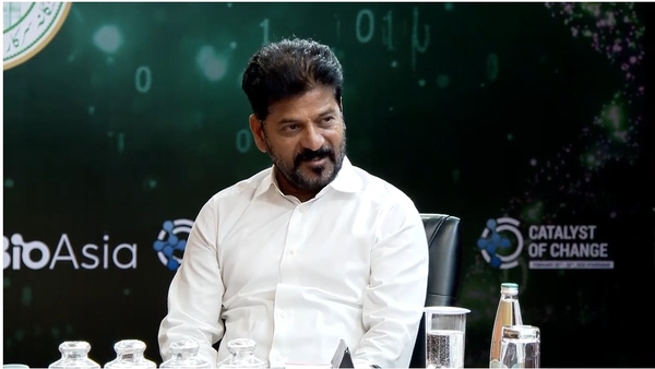 Revanth Reddy at Bio Asia summit
