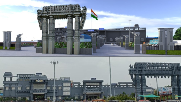 Amazing reconstruction of Warangal Railway Station Pride of Amrit Bharat Scheme