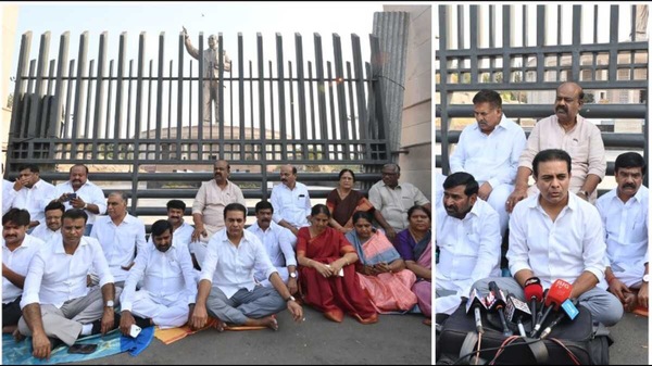 KTR criticizes Jagadish Reddy s suspension from the Assembly