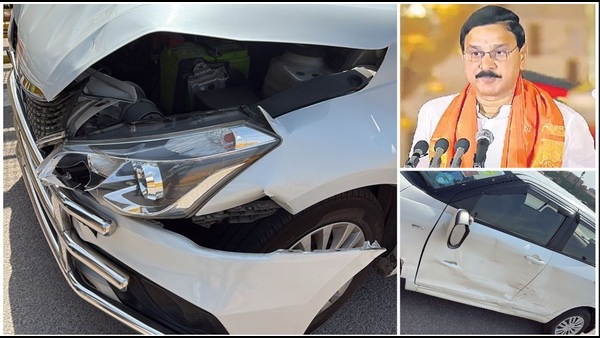 Another vehicle hits Srinivasa Verma s car in Delhi Union Minister injured