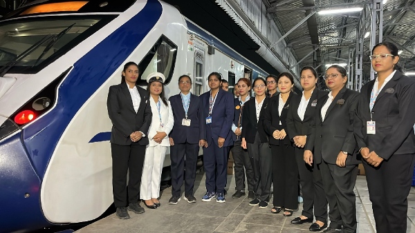 Indian Railways Makes History All-Women Crew Operates Vande Bharat Train