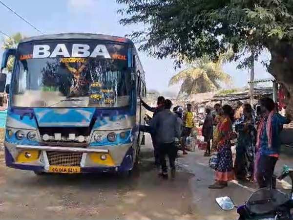 Bus service begins for Chhattisgarh-Telangana border village Pamed