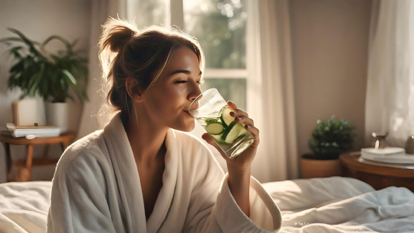 Drink Cucumber water in the mornings see the benefits that you get