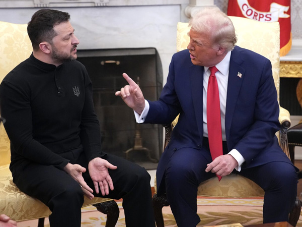 Volodymyr Zelenskyy has refused to apologise for a heated exchange with Donald Trump Volodymyr Zelenskyy has refused to apologise for a heated exchange with Donald Trump