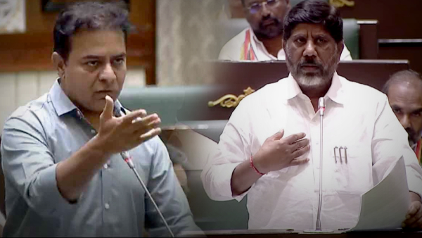 ktr shocking comments on commissions bhatti reverse attack in assembly