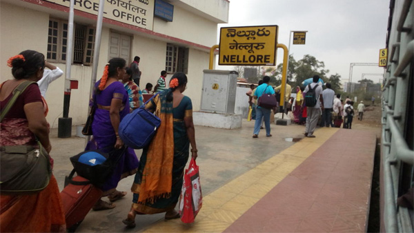 scr provides additional stop at Nellore for dhanbad-coimbatore-dhanbad special train