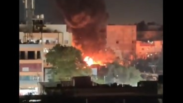 Hyderabad Major fire accident in old Bahadurpura