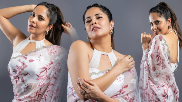 Anasuya latest saree photoshoot goes viral