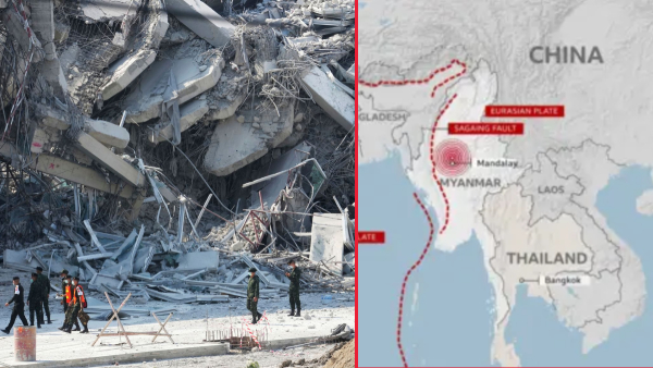 The main cause of earthquakes in Myanmar and Thailand The main cause of earthquakes in Myanmar and Thailand