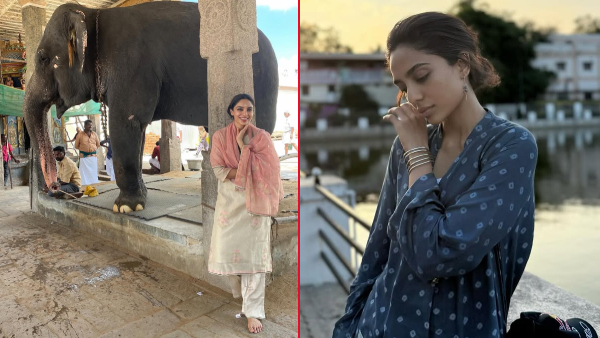 Actress Sobhita Dhulipala traditional looks goes viral