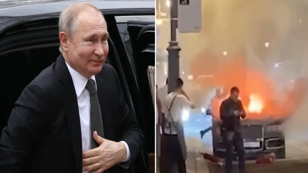 Massive Explosion Reported in Russian President Putin s Car