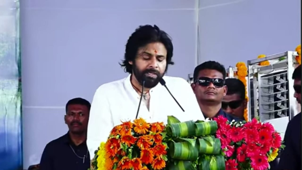 pawan kalyan fans OG slogans at Kurnool mgnrega event mp byreddy shabari explained his craze
