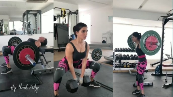 Samantha Ups Her Fitness video goes viral