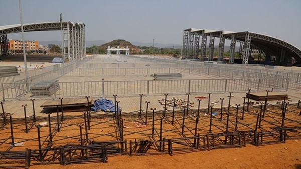 Ram navami 2025 TTD AEO Ch Venkaiah Chowdary visits Vontimitta temple
