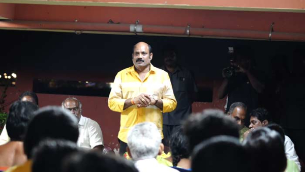 TDP MLA Yarlagadda Venkata Rao expressed his dissatisfaction