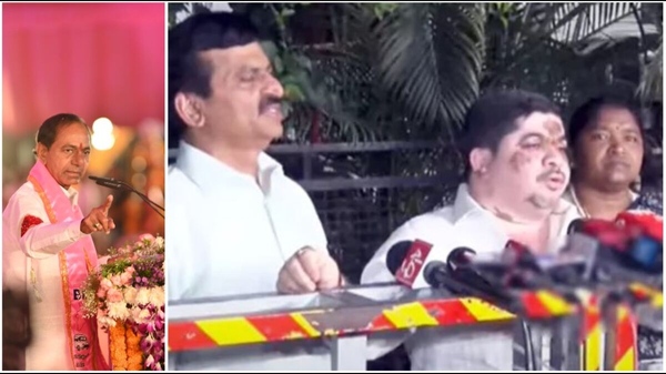 Telangana ministers slams kcr for his speech in brs meeting